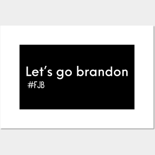 Let's go brandon fjb Posters and Art